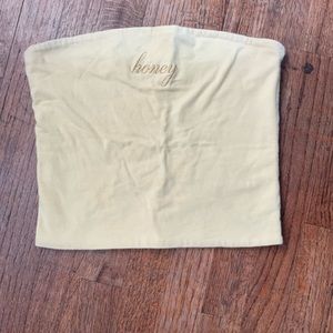 Brandy Melville Yellow Tube Top